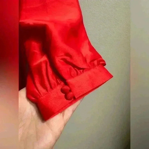 Express x Lady Gang Satin A-Line Midi Dress - NWT, Women’s Size 4 - Picture 12 of 13